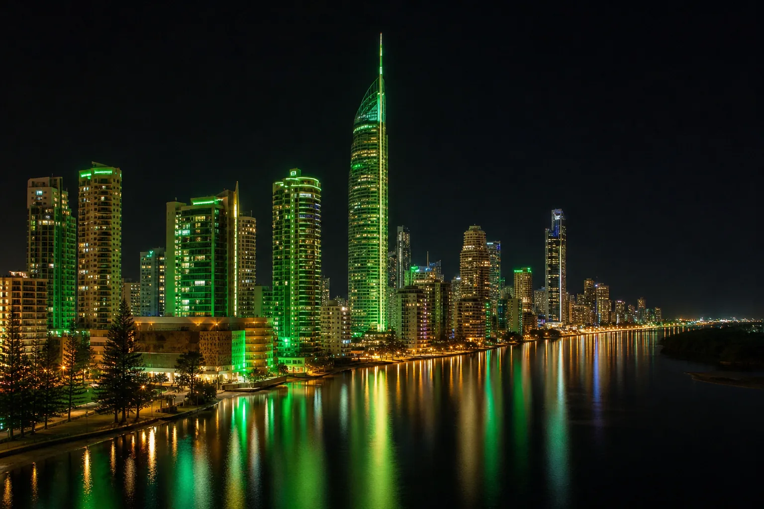 Editorial city guide graphic for Malina Casino readers in Gold Coast, QLD