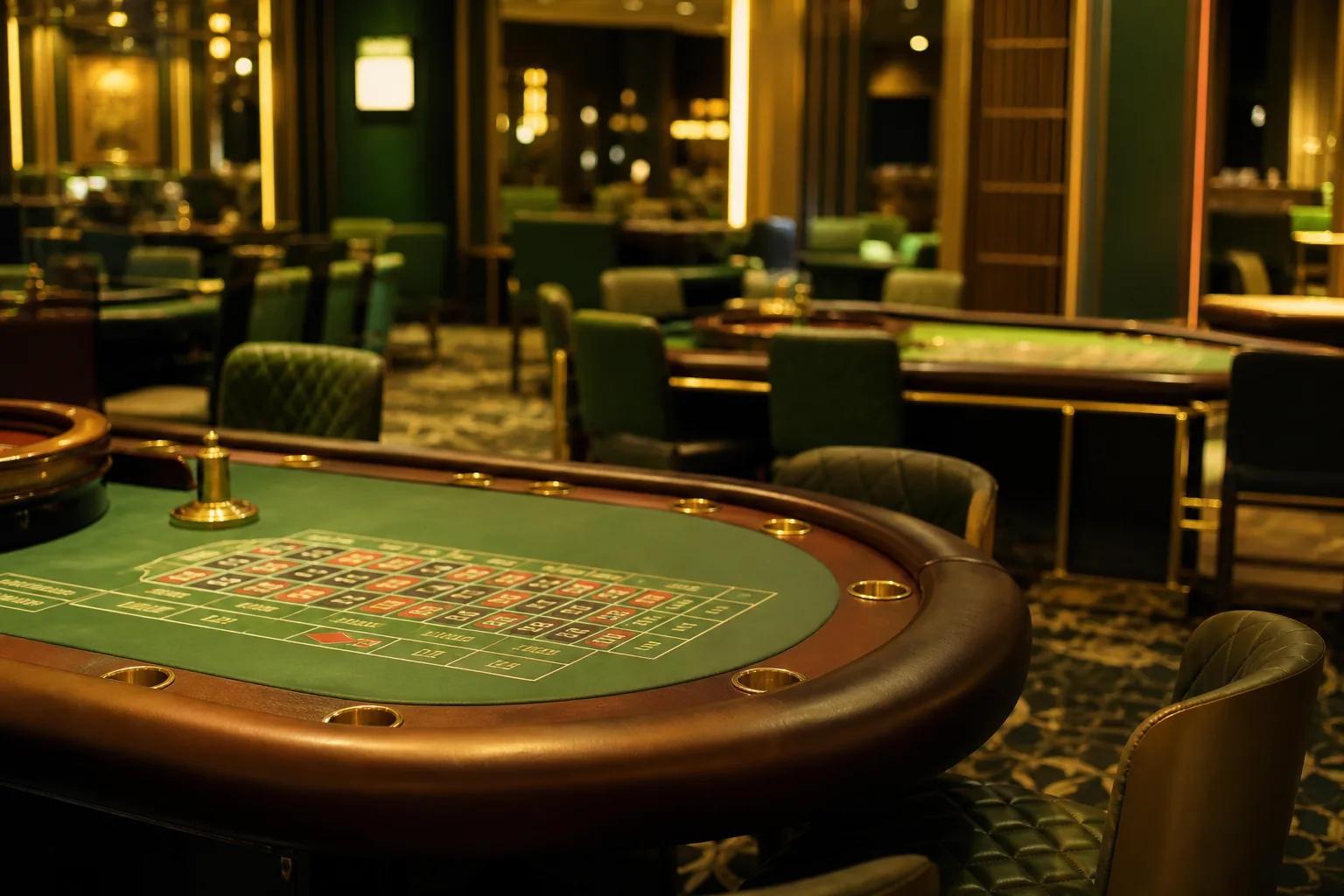 Table and live game categories in an Malina Casino-style lobby