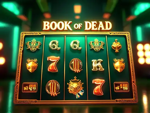 Book of Dead pokie at Malina Casino